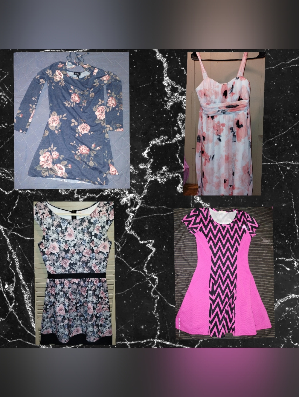 Bundle Of 4 Dresses Size Small & Medium